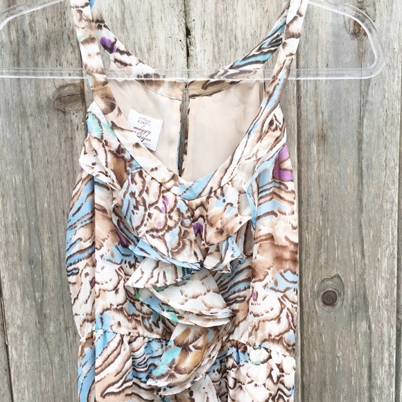 Suzi Chin for Maggy Boutique Silk Sleeveless Mini Dress Size 4 - Picture 5 of 10